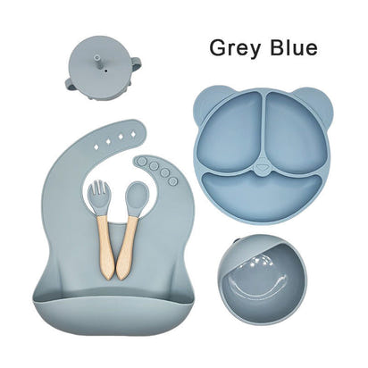 Silicone Baby Tableware Set 6-Piece