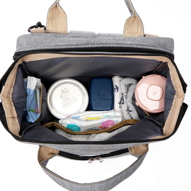 Fashion Foldable Baby Diaper Shoulder Bag