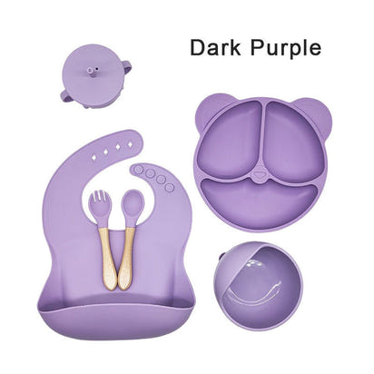 Silicone Baby Tableware Set 6-Piece