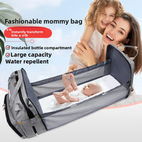 Fashion Foldable Baby Diaper Shoulder Bag