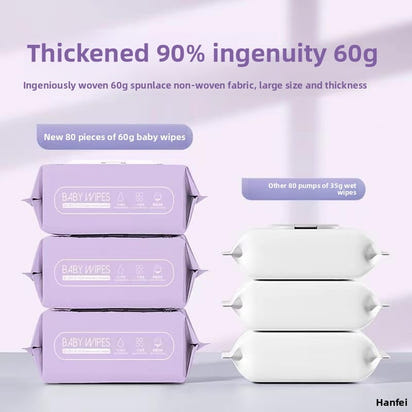 Thick Pearl Texture Baby Wet Wipes