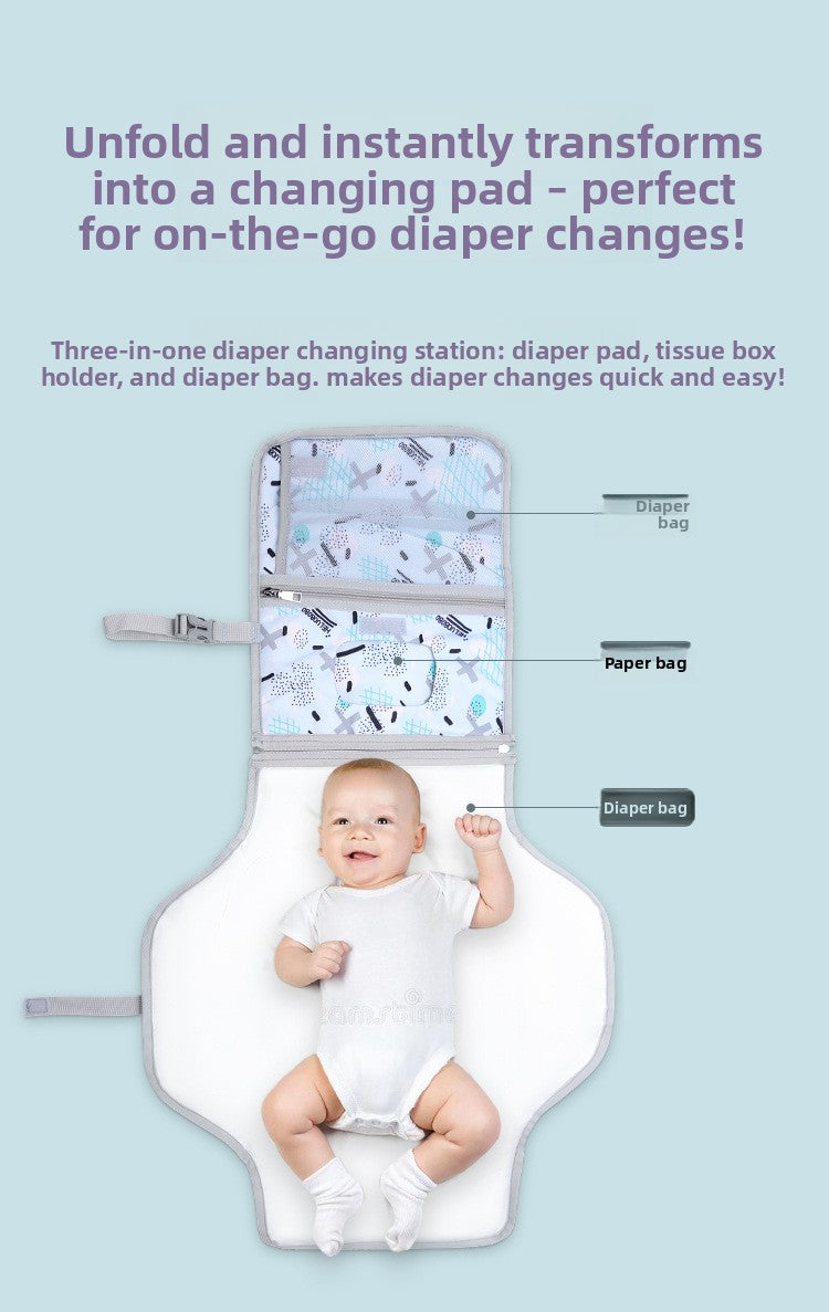 Foldable Waterproof Baby Diaper Changing Pad