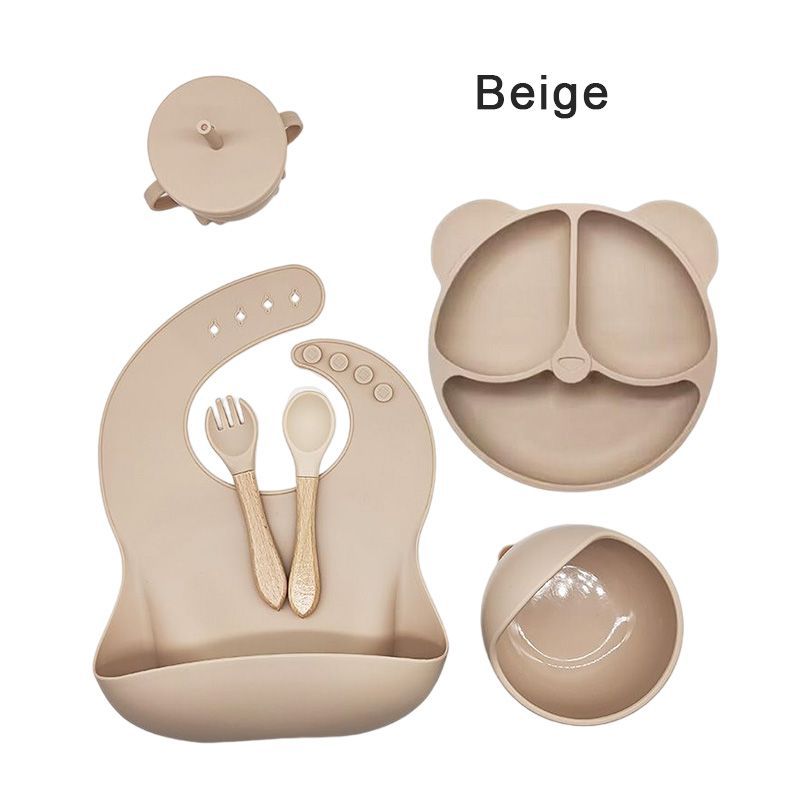 Silicone Baby Tableware Set 6-Piece