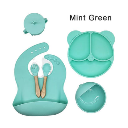 Silicone Baby Tableware Set 6-Piece