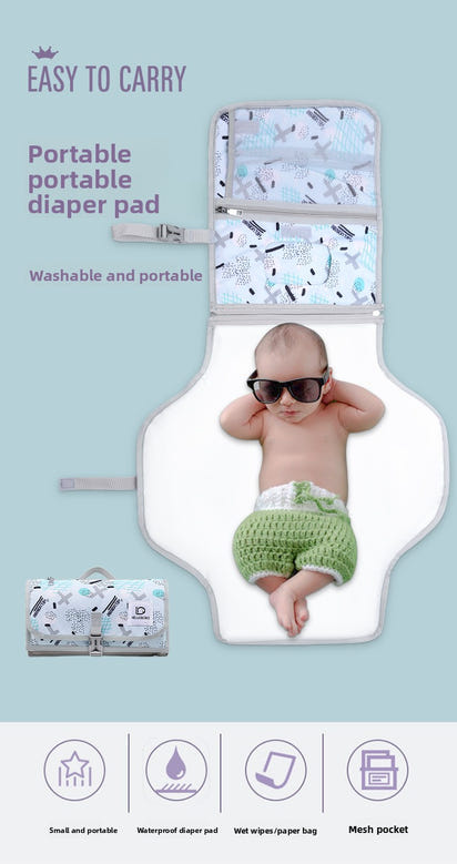 Foldable Waterproof Baby Diaper Changing Pad