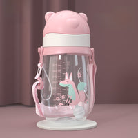 Baby Bottle with Straw Handle Wide Mouth