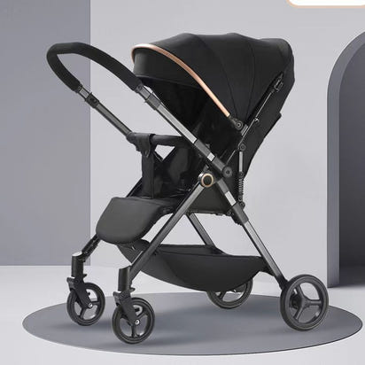Lightweight Foldable Two-Way Baby Stroller
