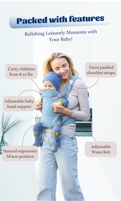 Adjustable Baby Travel Carrier 4-in-1